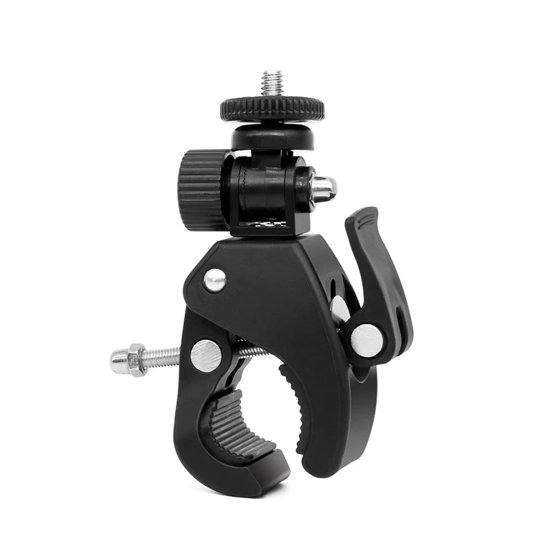 Bicycle Motorcycle Handlebar Mount Bracket For Gopro 9 10 11 DJI SJCAM Insta360 Camera Handle Holder Action Camera Accessories