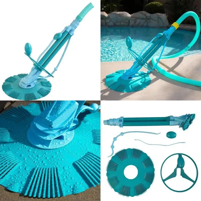 Automatic Pool Vacuum Cleaner Universal Wall Climbing Sweeper Ground Suction Side