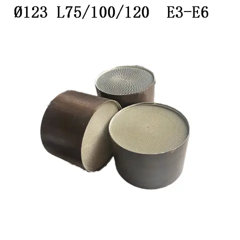 직경 123mm 고유량 금속 배기 촉매 EURO3 4 5 6 배출가스 기준 고성능 자동차 배출 필터