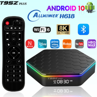 Original 8K Ultra HD WIFI6 T95ZPLUS TV Box with Artificial Intelligence Support TV Search Function Dual-band WiFi BT Set-top box