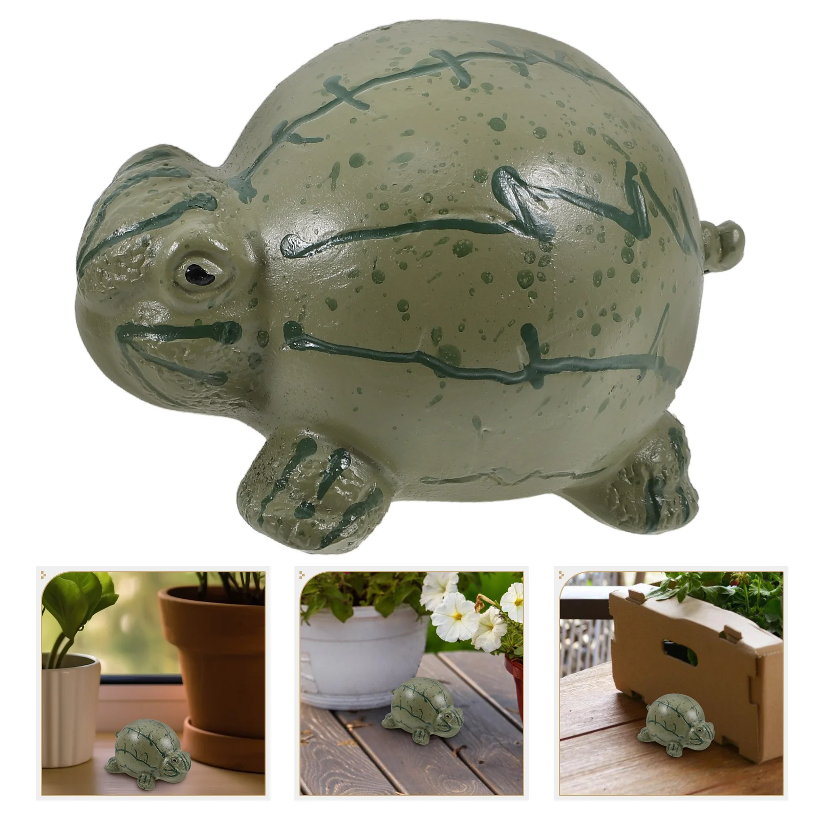 

Resin Tortoise Adornment Realistic Animal Decor Hawaiian Sea Turtle Statue Home Garden Patio Decoration Lovely Resin Craft