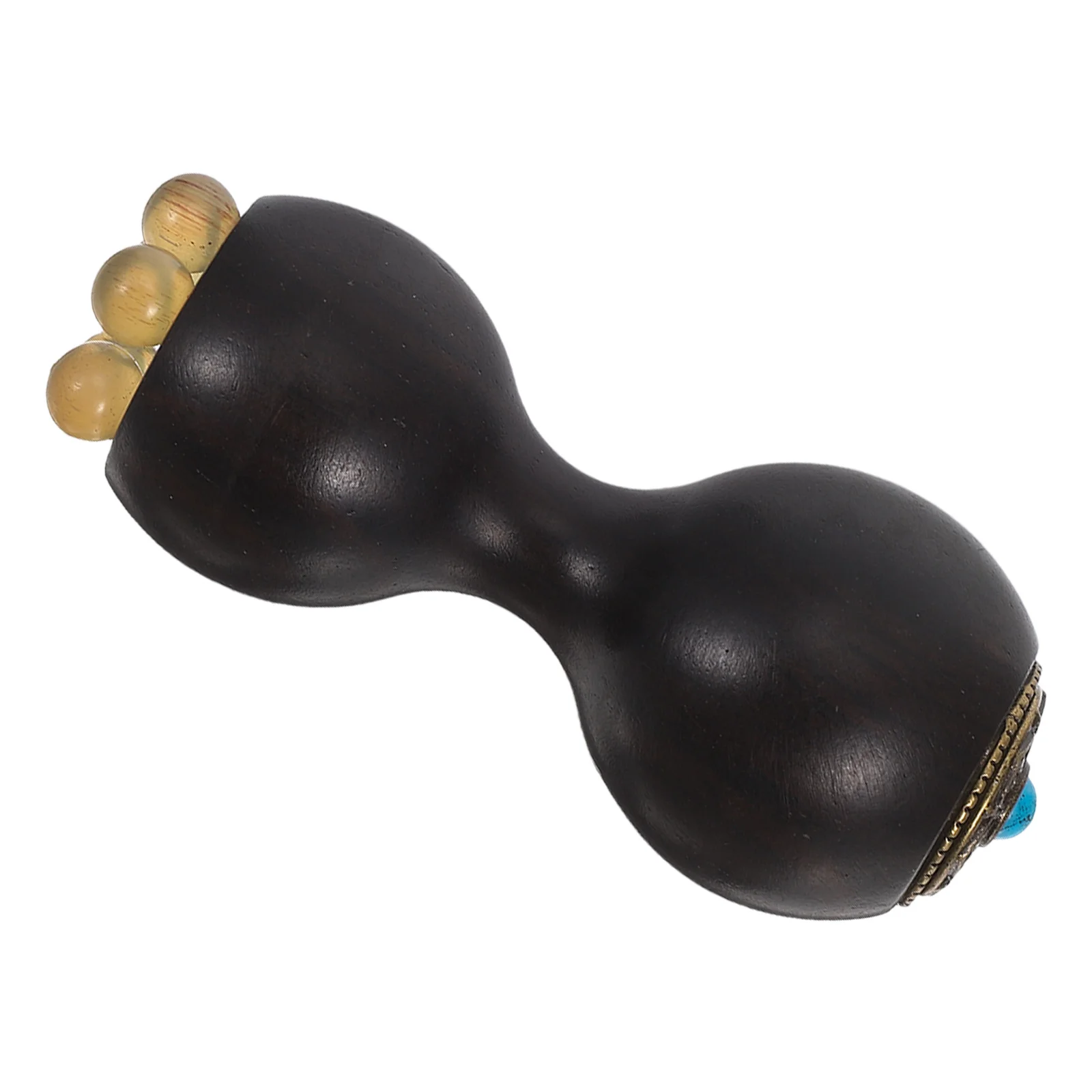 

Sandalwood Eye Massage Stick Lotus Design Acupressure Facial Roller for Dark Circles Puffiness Relief Under Eye Care Natural