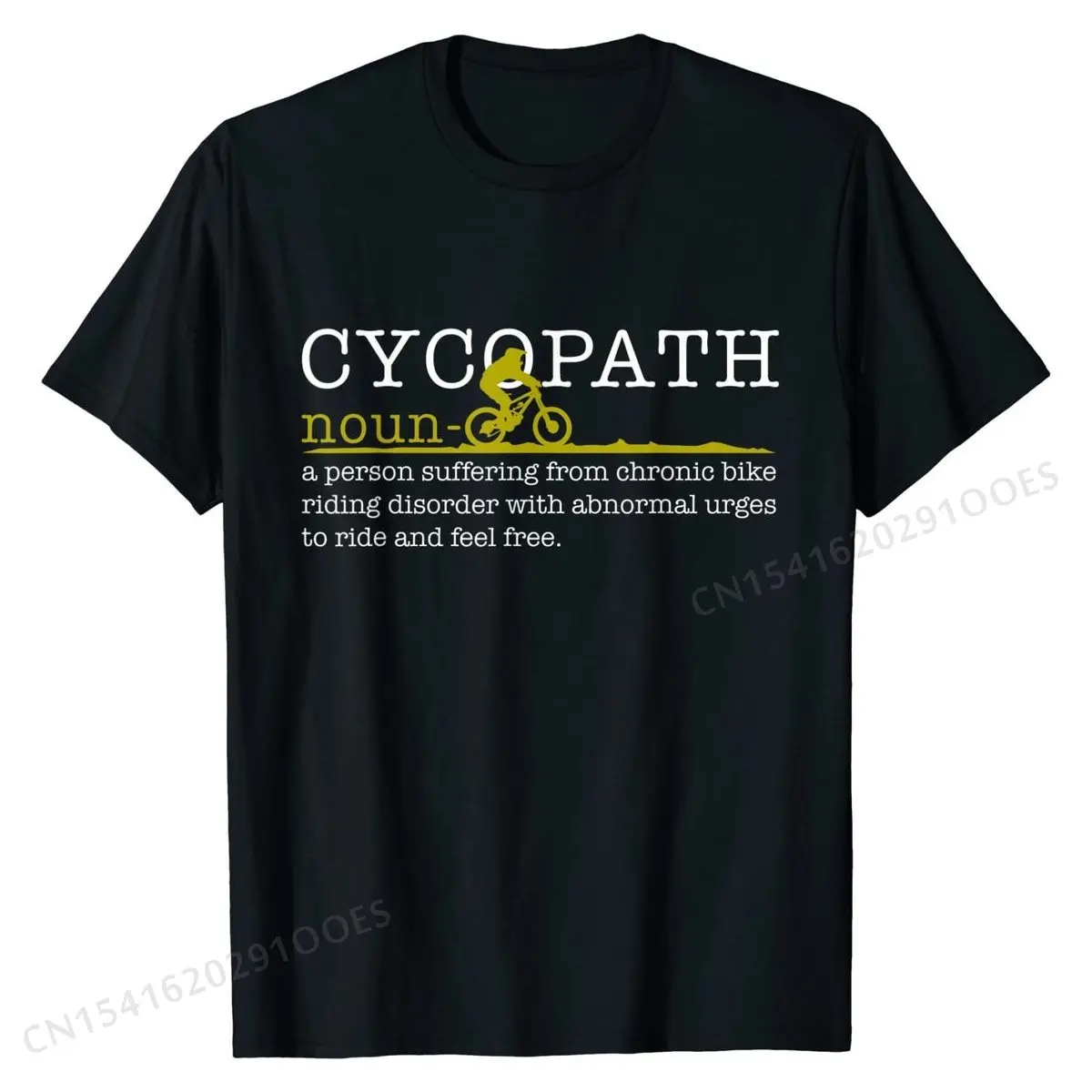 

Mens Cycopath T-Shirt Mountain Bike Funny MTB Biker Biking Gift Simple Style T Shirts Funky Cotton Adult Tops Shirts cosie