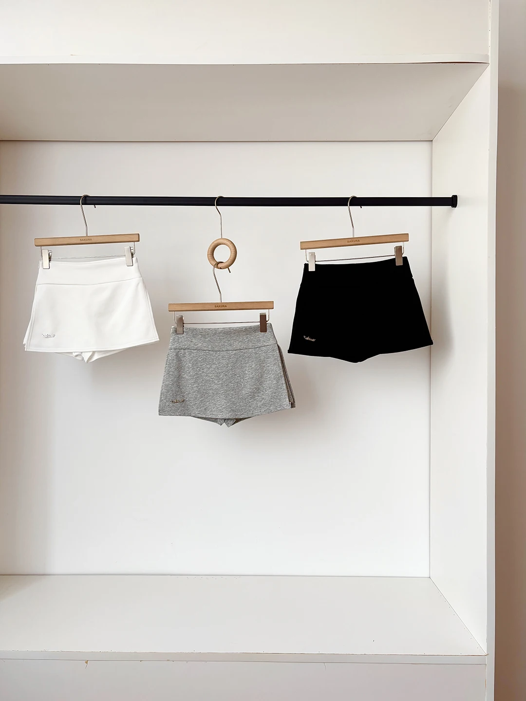 Low Waist Sports Commuter Style Women's Short Pants Spring Summer Casual Split A-Line Skirt Pants Small Size Ladies Skort