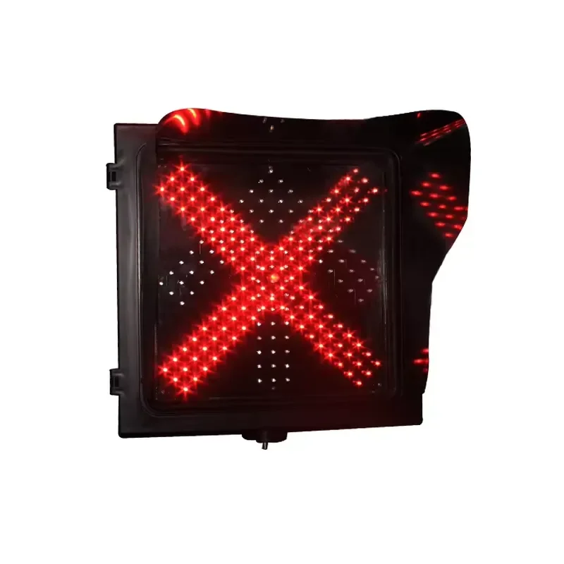400mm Single Side Red Cross Green Arrow Roadway Safety Products Traffic Light