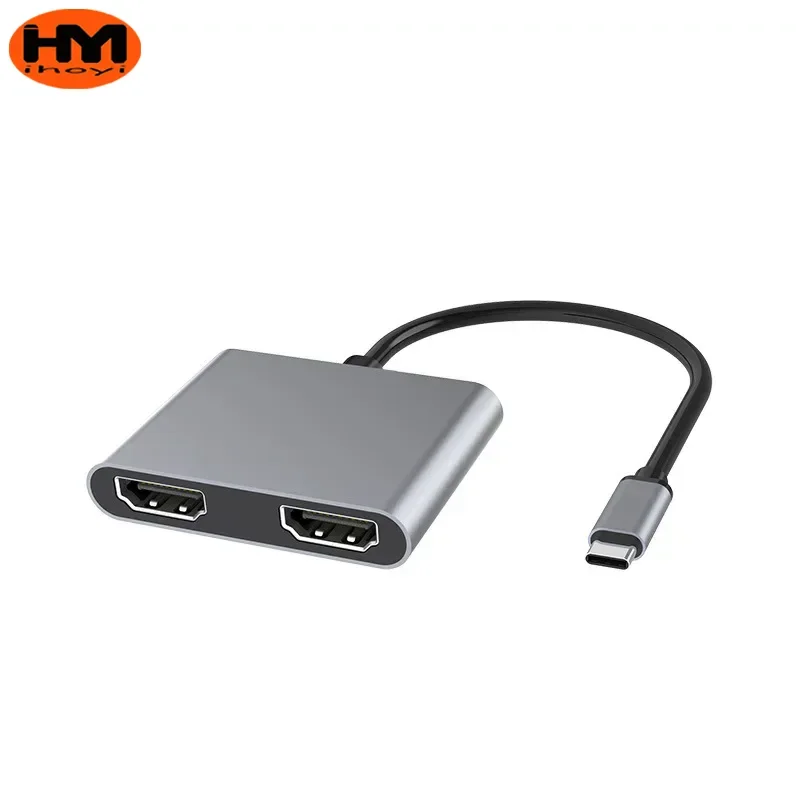 HDMI HUB Multi screen Display Type-C Docking Station USB3.0 High Speed Hub Dual HDMI HD MST Docking Station