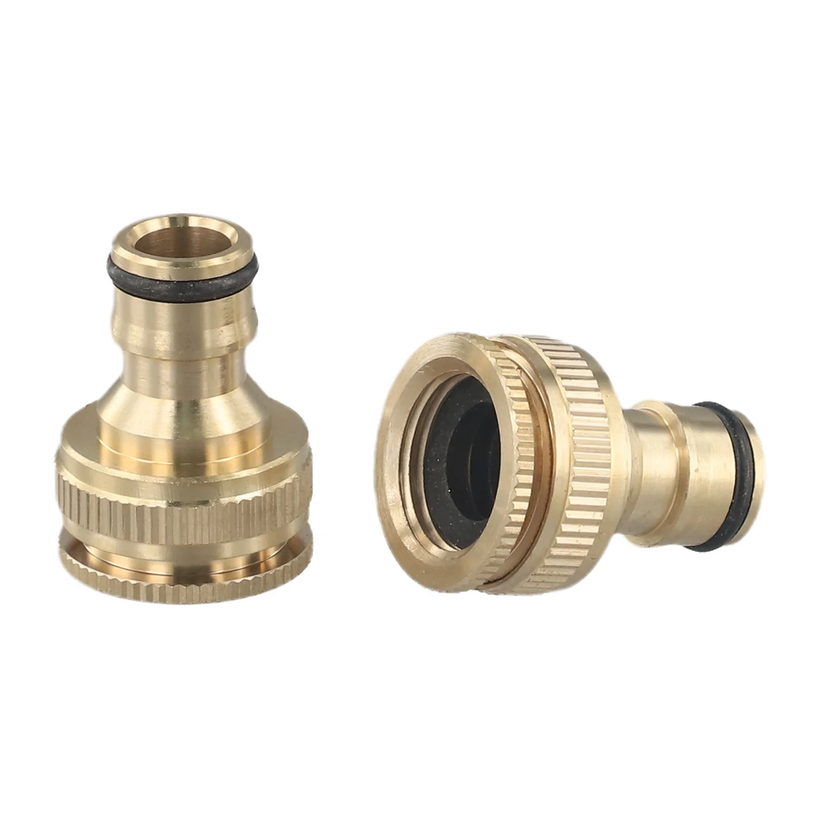 High Qulity Brand New Water Pipe Connector Fitting Adaptor Brass 1/2in G3/4 To G1/2 HOSE Tap Faucet  High Qulity