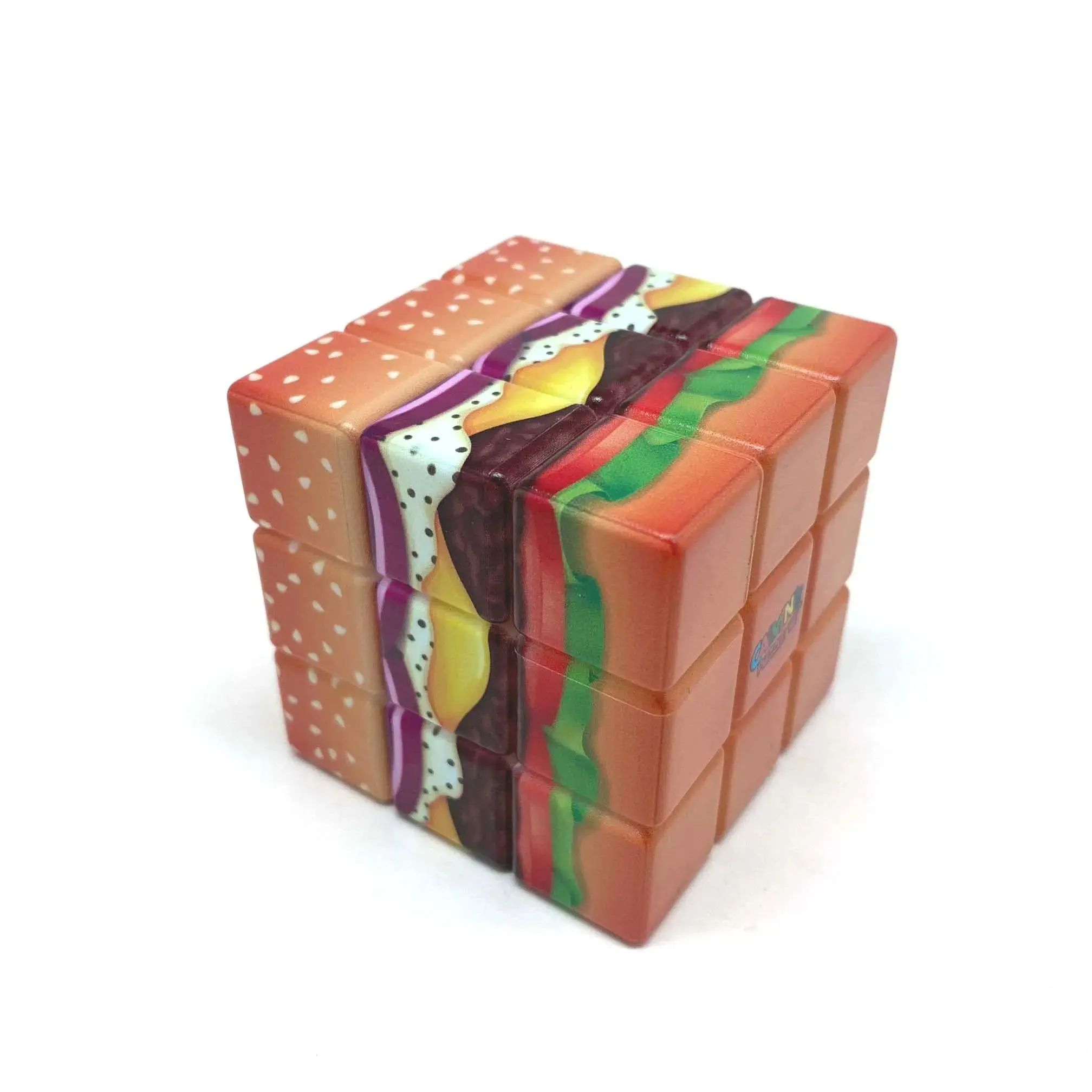 Calvin Yummy Cheess Hamburger 3x3 Magic Cube Strange Shape Magic Cube Puzzle Toy Children Gift Cubo Magico Puzzle