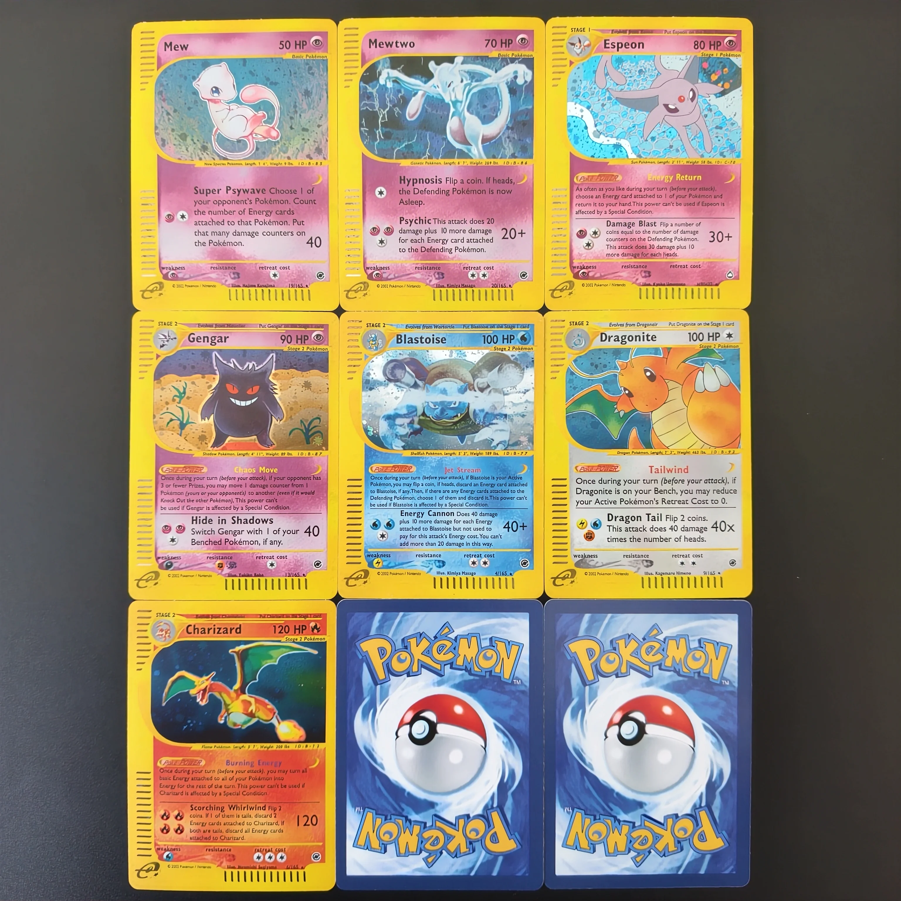 Vintage Pokemon Collectible - Винтажная/английская карта PTCG 2002 года: Набор
