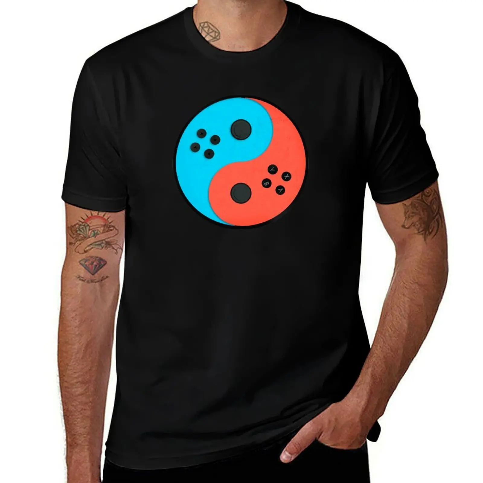 Switch Yin Yang T-Shirt Casual Work Wear T-Shirt