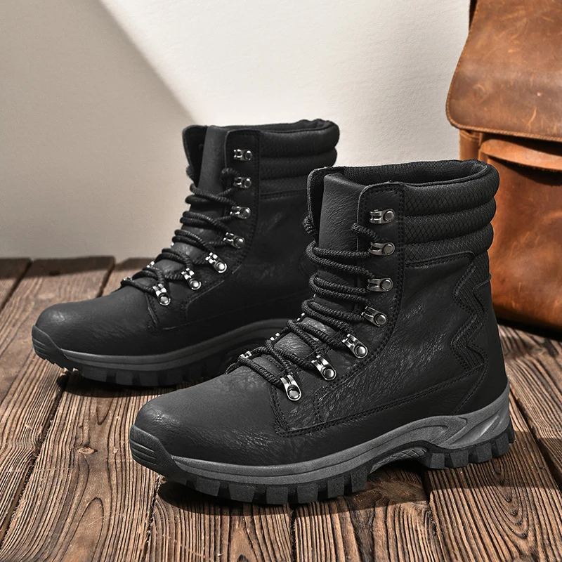 Winter Season Thermal Boots Lace up Closure Airflow Vents Fall to Spring outdoor snow boots Footwear