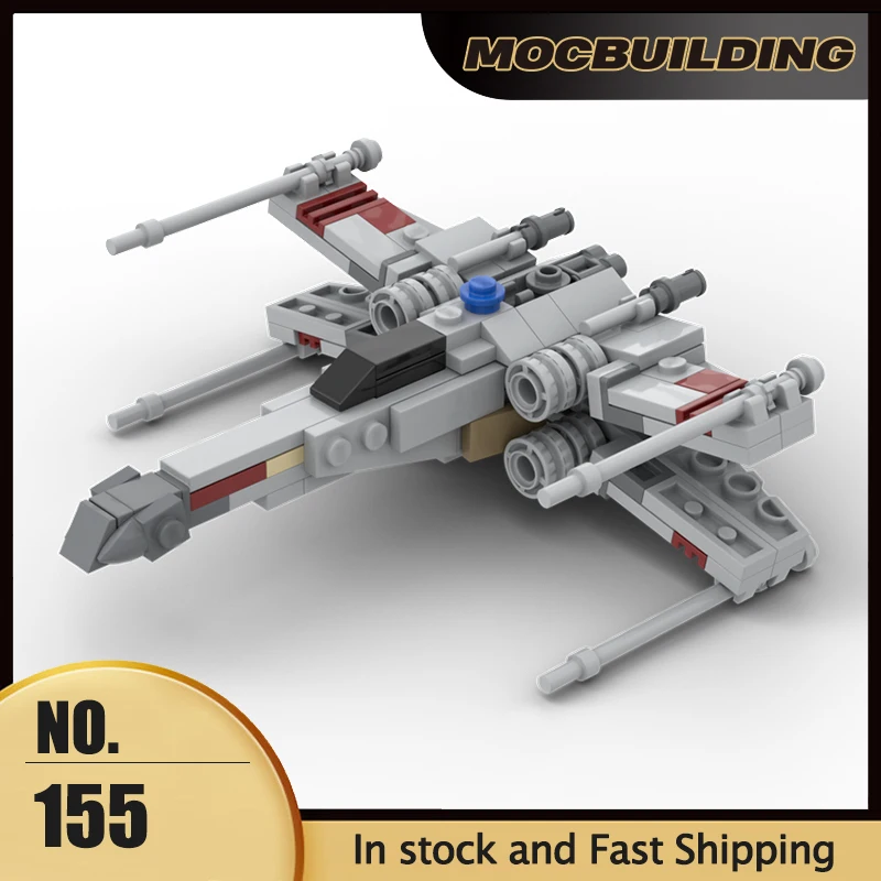 

MOC Building Blocks Space Movie Series Midi-scale Wing Model Starfighters DIY Assembly Creative Bricks Toys Collection Gifts