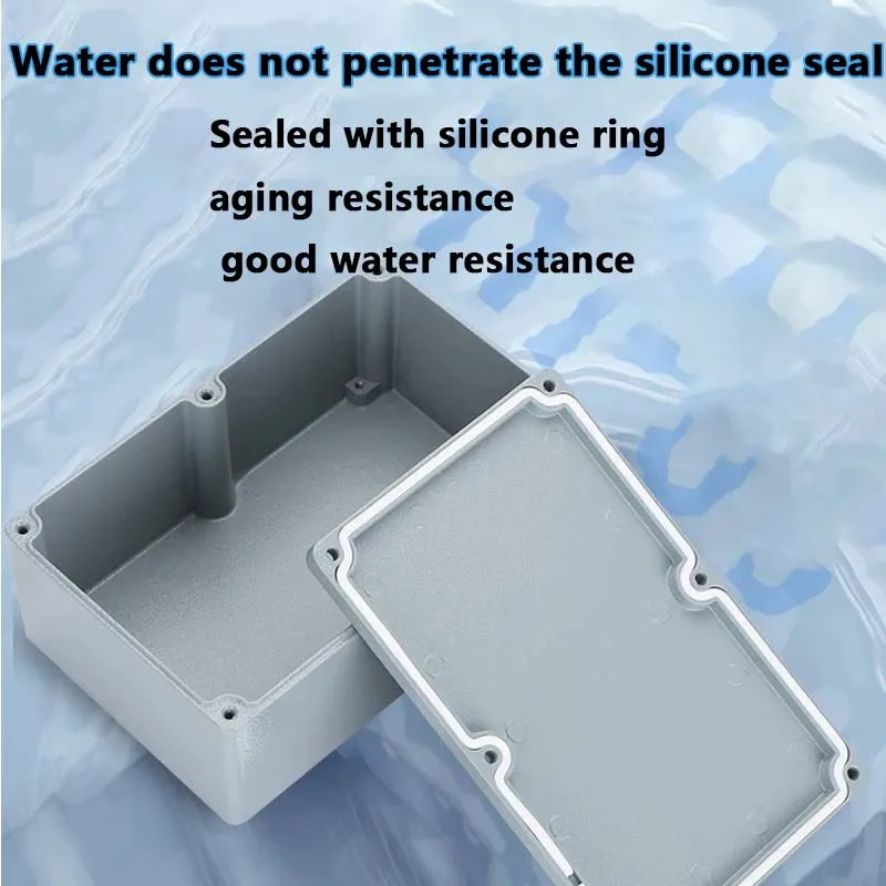 IP67 Waterproof Cast Aluminum Junction Box Electronics Housing Industry Alloy Case Outdoor Project Metal Box Explosion-Proof