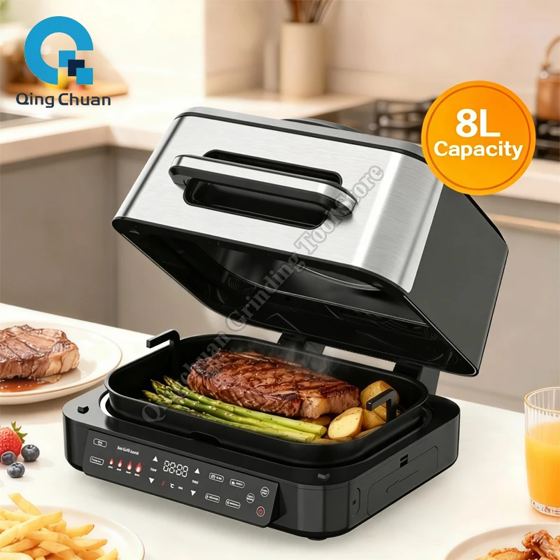 Steak Air Fryer 8L No Flip Needed Multifunctional Cooking Pot Smart Large Capacity Steak machine Electric Air Fryer view 3