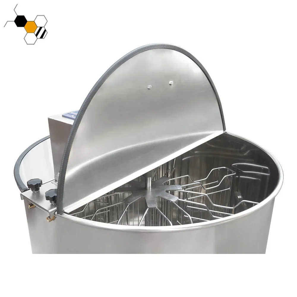 Extracteur De Miel Honey Centrifuge Machine 8 Frames Electric Motor Honey Extractor Automatic