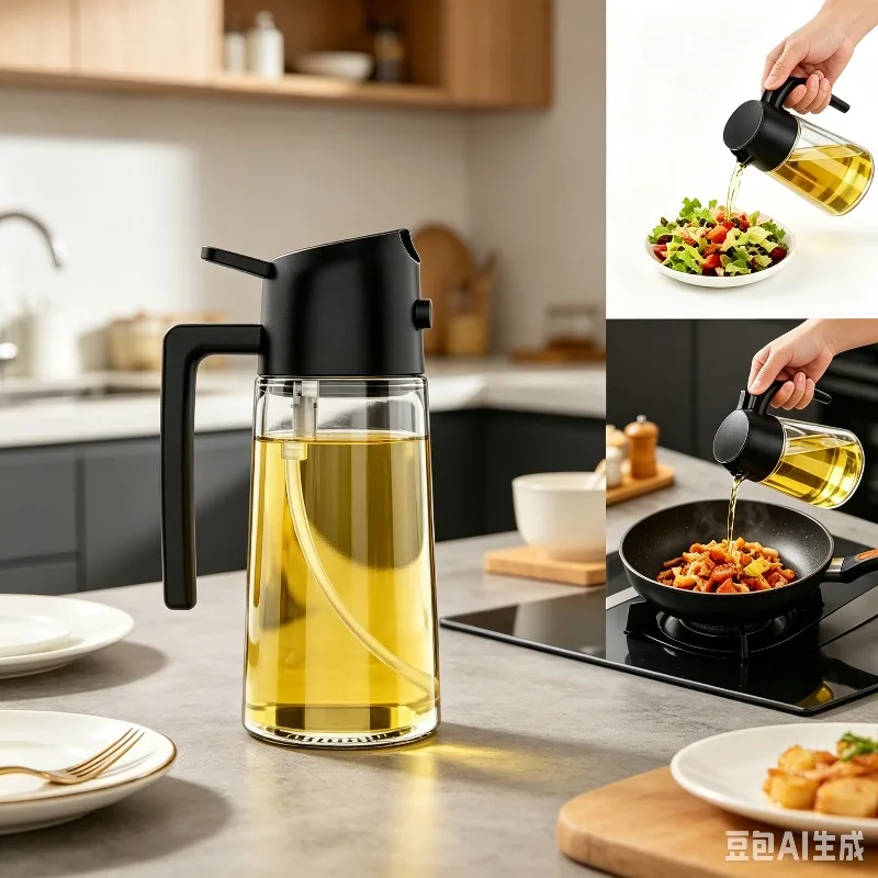 Oil Cruet Cooking Oil Spray Dispenser Camping Baking Vinegar Soy Sauce Sprayer Containers Multipurpose Spray Oil