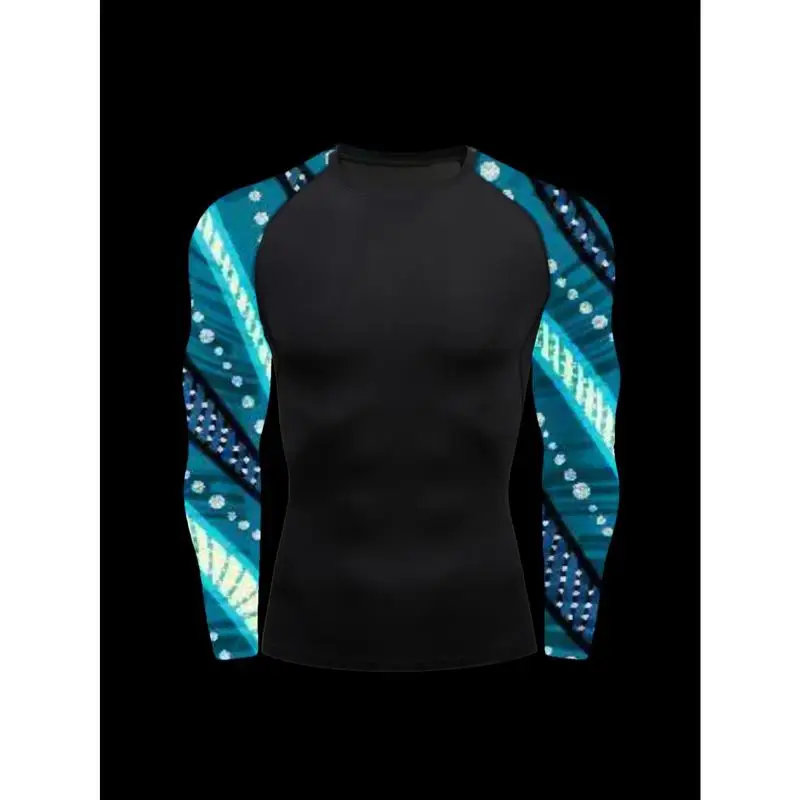 2026 Men Running Compression Crew Neck T-Shirt Short Sleeve Breathable Quick Dry Basketball Soccer