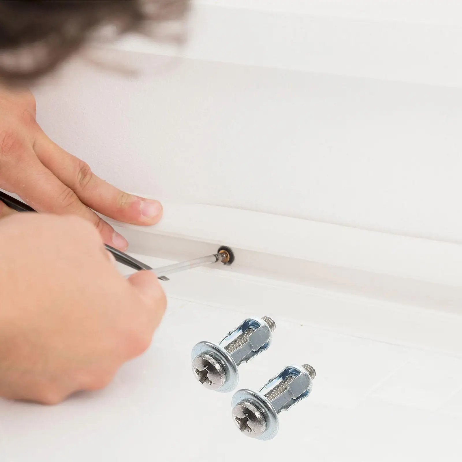 10pcs Expansion Screw Hollow Door Anchors Jack Nuts Metal Cavity Fixing License Plates Drying Racks Air Conditioners Nuts