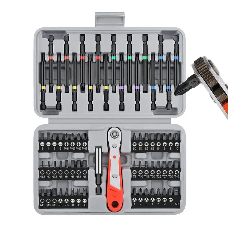 

68 Pieces Precision Screwdriver Set High Strength Repair Tool Kits Screwdriver Tool Set With Bits Ratchet Screwdriver Tools