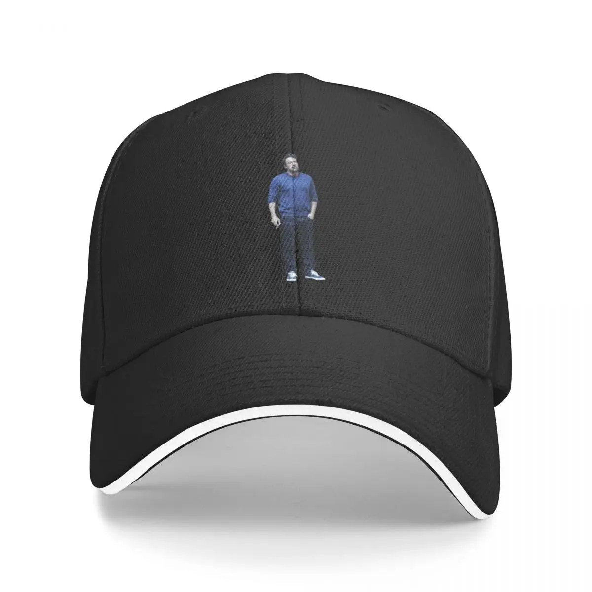 Ben Affleck smoking meme (white) Baseball Cap Luxury Man Hat Snap Back Hat Uv Protection Solar Hat Woman Hats Men's