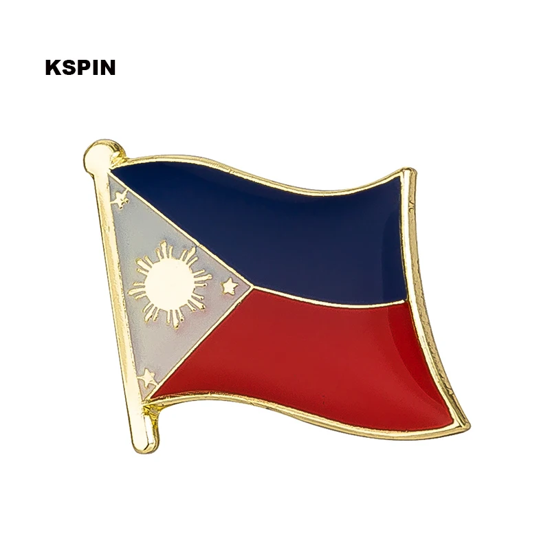 Philippines Flag Laple Pin Badge Brooch