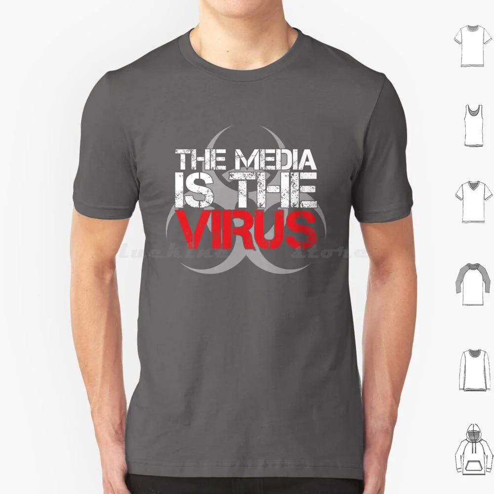 

The Media Is The T Shirt Men Women Kids 6xl Media 19 Fake News Quarantine Defund Anti Cnn Nbc Maga Censored