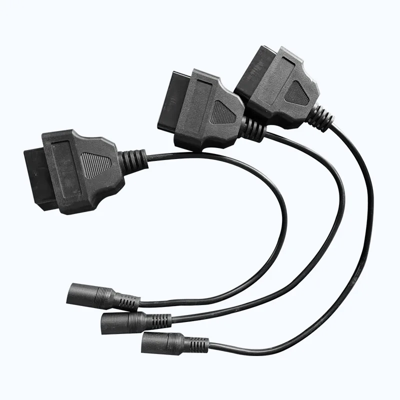 Obd2 أنثى إلى 5521 أنثى تيار مستمر كابل محول الطاقة 0.2 متر موصل الماسح الضوئي التشخيصي للسيارات #3