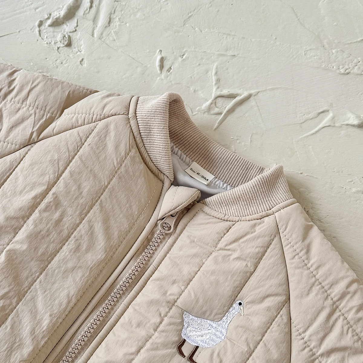 Kleinkind Baby Junge Mädchen Jacken Herbst Winter Langarm Gans Stickerei Baumwolle Mäntel Oberbekleidung Kinder Kleidung – Detail 5