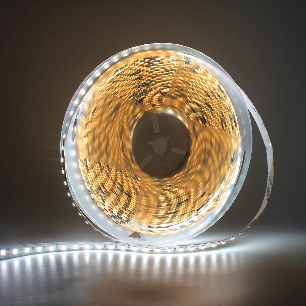 Fita LED de espectro completo, fita flexível, luzes de trabalho de leitura, 120LEDs por m, IP20, frio, quente, branco, Ra98, 2835, 5m, 10m, 24V
