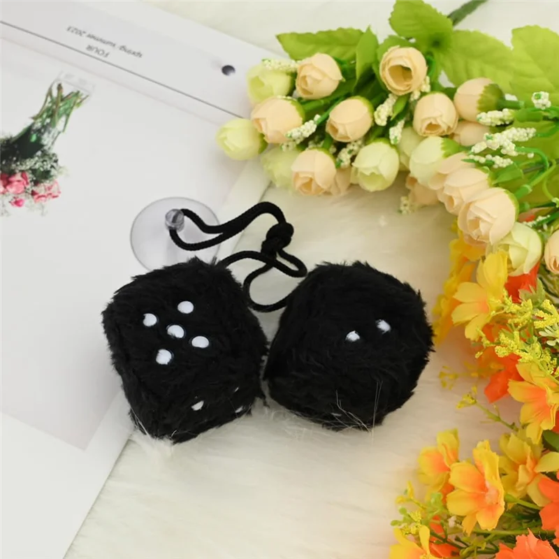 

AT48-подвесные игральные кости для автомобиля, подвесные игральные кости для зеркала автомобиля, автомобильный кулон с точками, украшение для салона автомобиля, декор