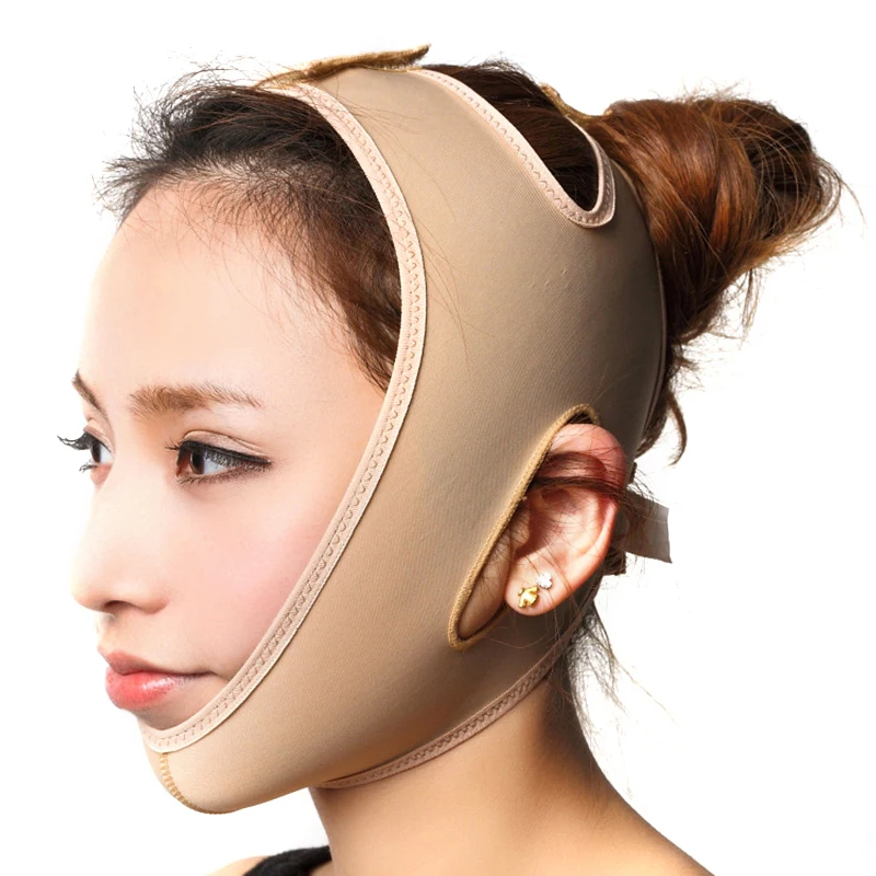 

Face-lifting bandage v-face artifact lifting face tightening double chin law pattern mask line carving restoration headgear