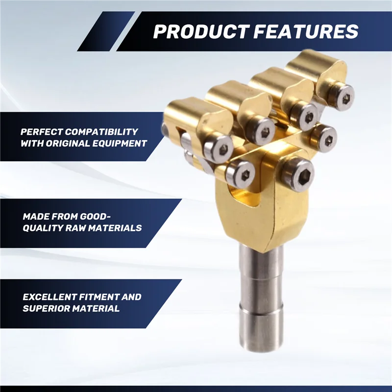 

A74K-Guitar Fractal Fret Press Brass Tool For Curvature Luthiers - Professional Accessory