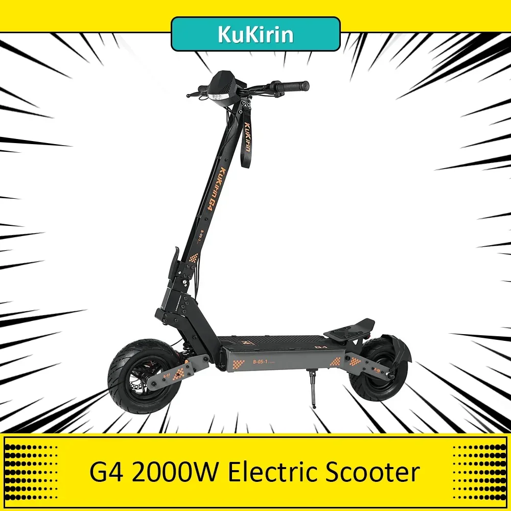 KuKirin G4 Electric Scooter with 2000W Motor, 20Ah Battery, 70km/h Max Speed,11