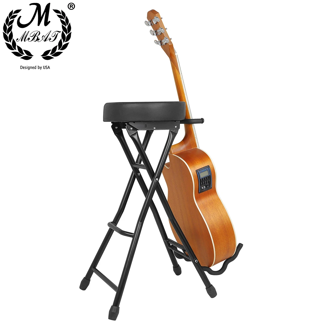 Guitar Bass Universal Stool Chair  String Instruments Accessories One-piece Folding Seat Foot Stool Guitar Accessories