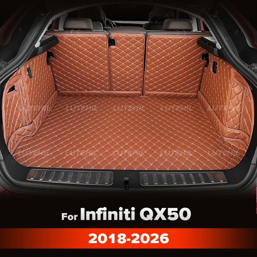 

Для Infiniti QX50 2018-2026 25 24 23 22 21 20 Автоматический коврик для багажника с полным покрытием Автомобильный защитный коврик для багажника Аксессуары для интерьера