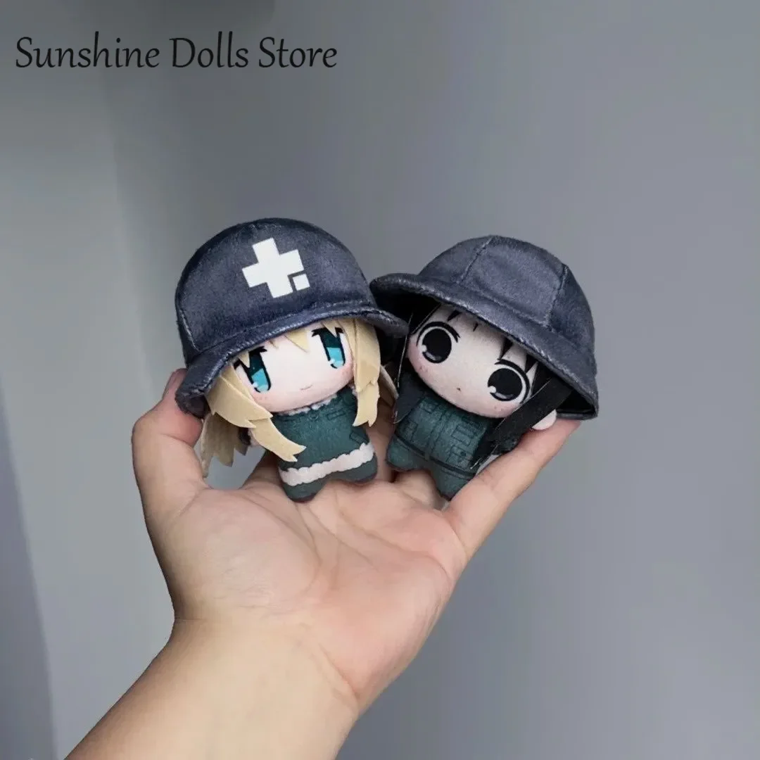 Anime Girls' Last Tour Yuri chito Adorable Plush Cotton Doll Body Figures Dolls 10CM Pendant Keychain Toys Plushie Xmas Gift