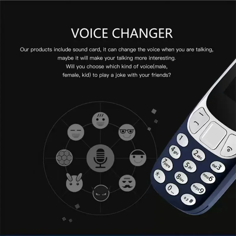 ​L8star Bm10 Mini Mobile Phone Dual Sim Card With Mp3 Player FM Unlocked Cellphone Voice Change Dialing Phone Wireless Headset