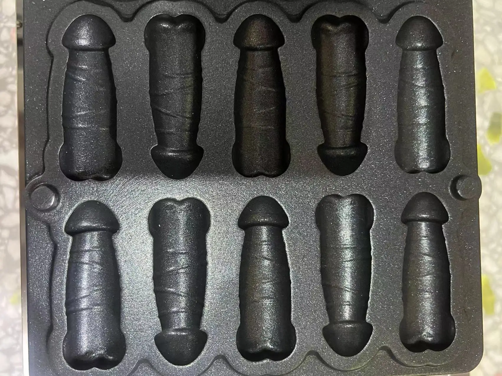 ミニ非スティックワッフルマシン,電気gaykeマシン,商用,110v,220, 10個