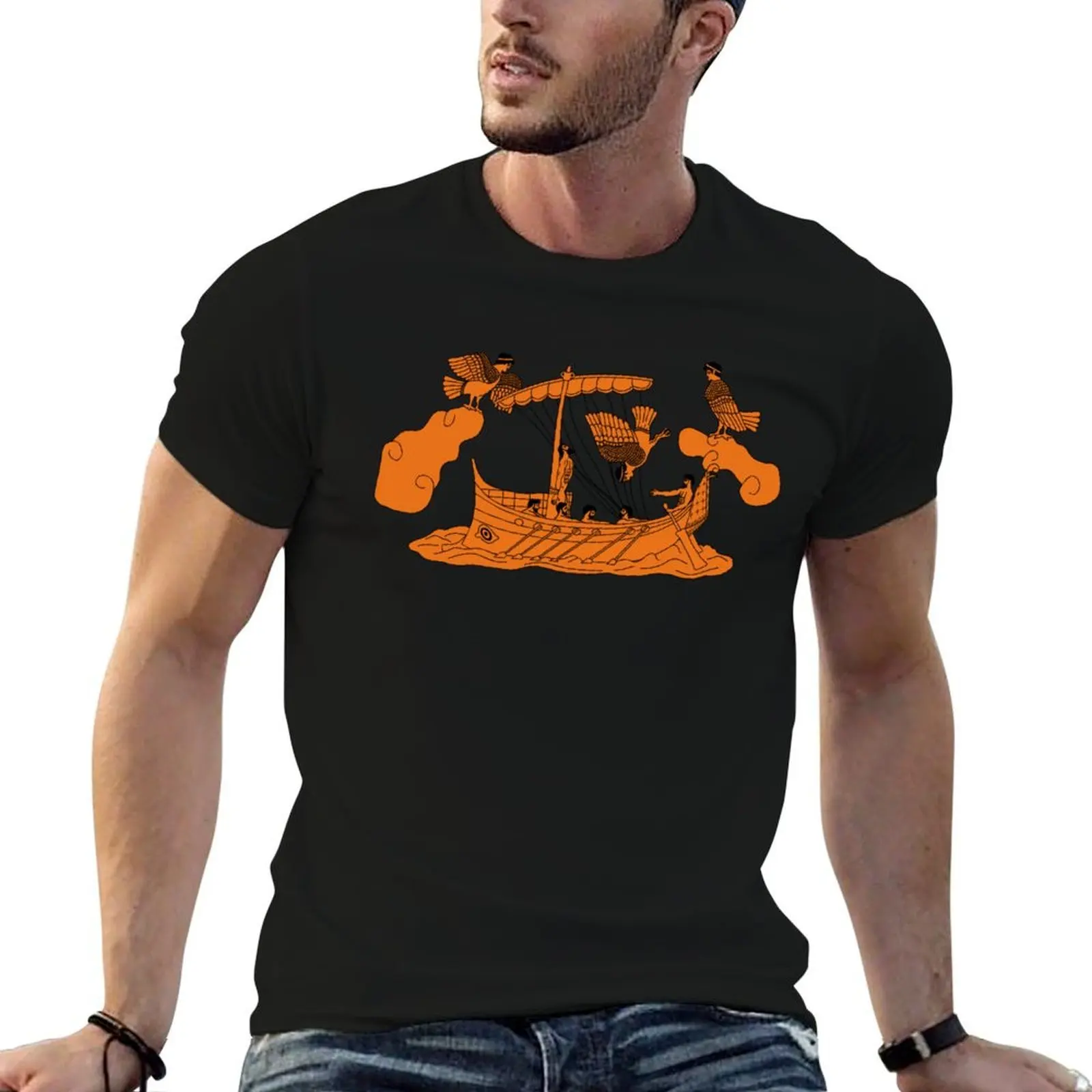 

Odysseus and the Sirens T-Shirt t shirt for man t shirt for man 100 percent cotton T-Shirt