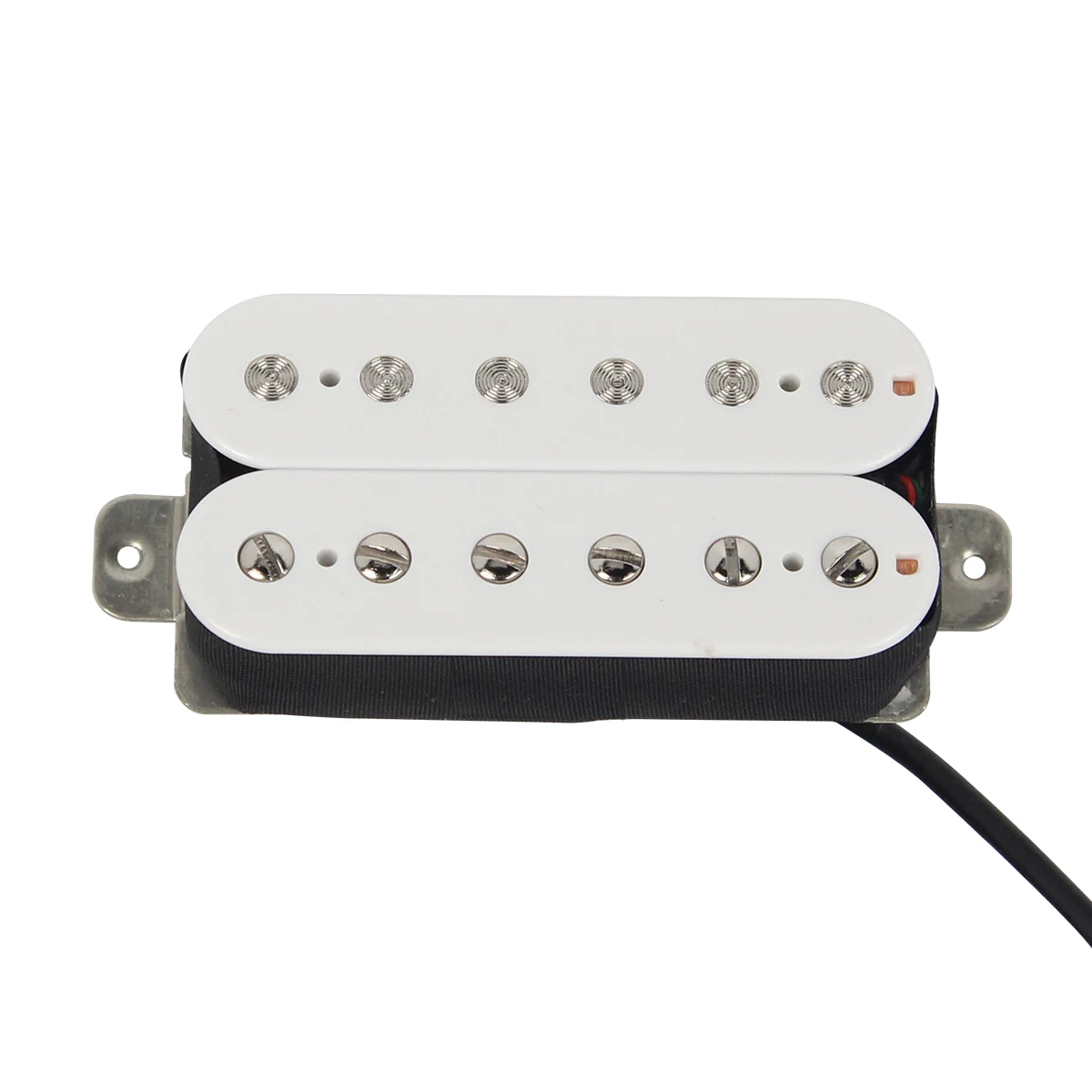 FLEOR Alnico 5 Double Coil Humbucker Electric Guitar Pickup White Guitar Parts Accessories