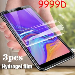 3PCS TPU Hydrogel Film For Samsung Galaxy A3 2017 A320 A5 2016 A510 A5 2017 A520 A6 A7 A8 2018 A9 2019 Protector Full Coverage