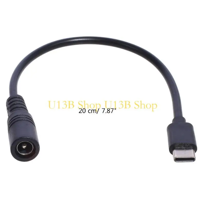 U13B Type-C до постоянного тока кабель питания 5V 5,5 x 2,1 мм самки до USB C Кабель зарядки зарядки
