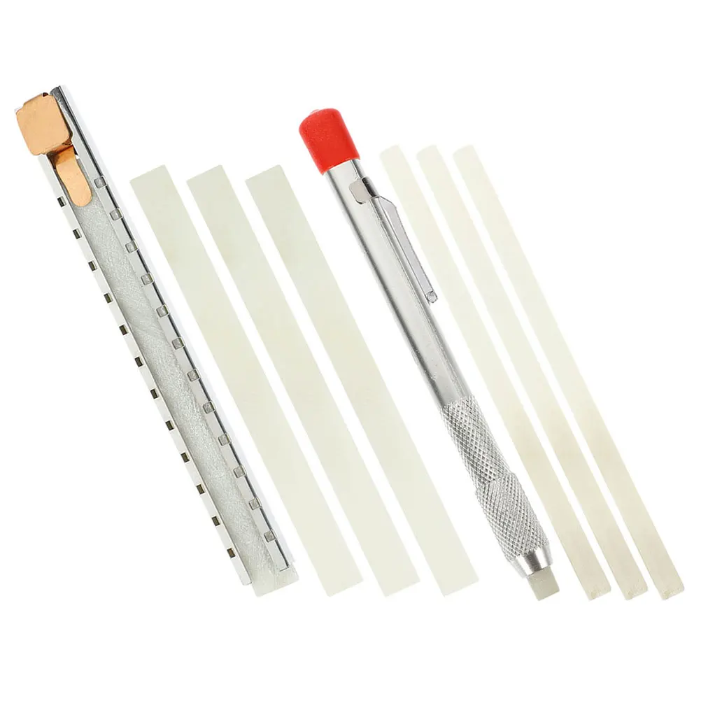 

Stone Pen Scribing Tool Chalk Natural Soapstone Pencil Paint Marker Welding Talc Refill Work Pencils