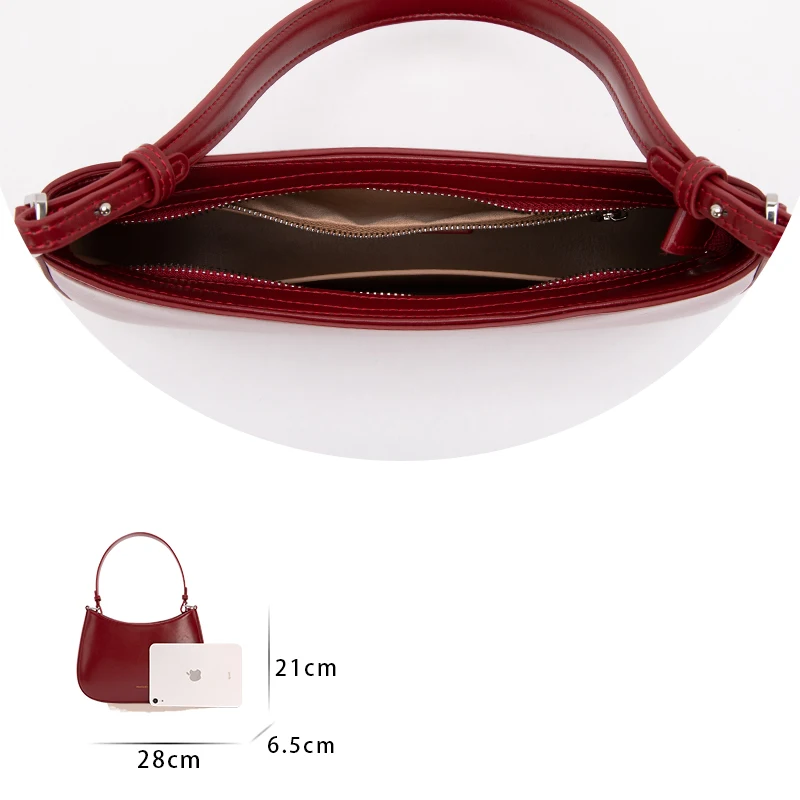 VENOF 2023 Women Handbags New All-match Fashion Genuine Leather Shoulder Bag High Quality Priting Design Designer Brand For Lady