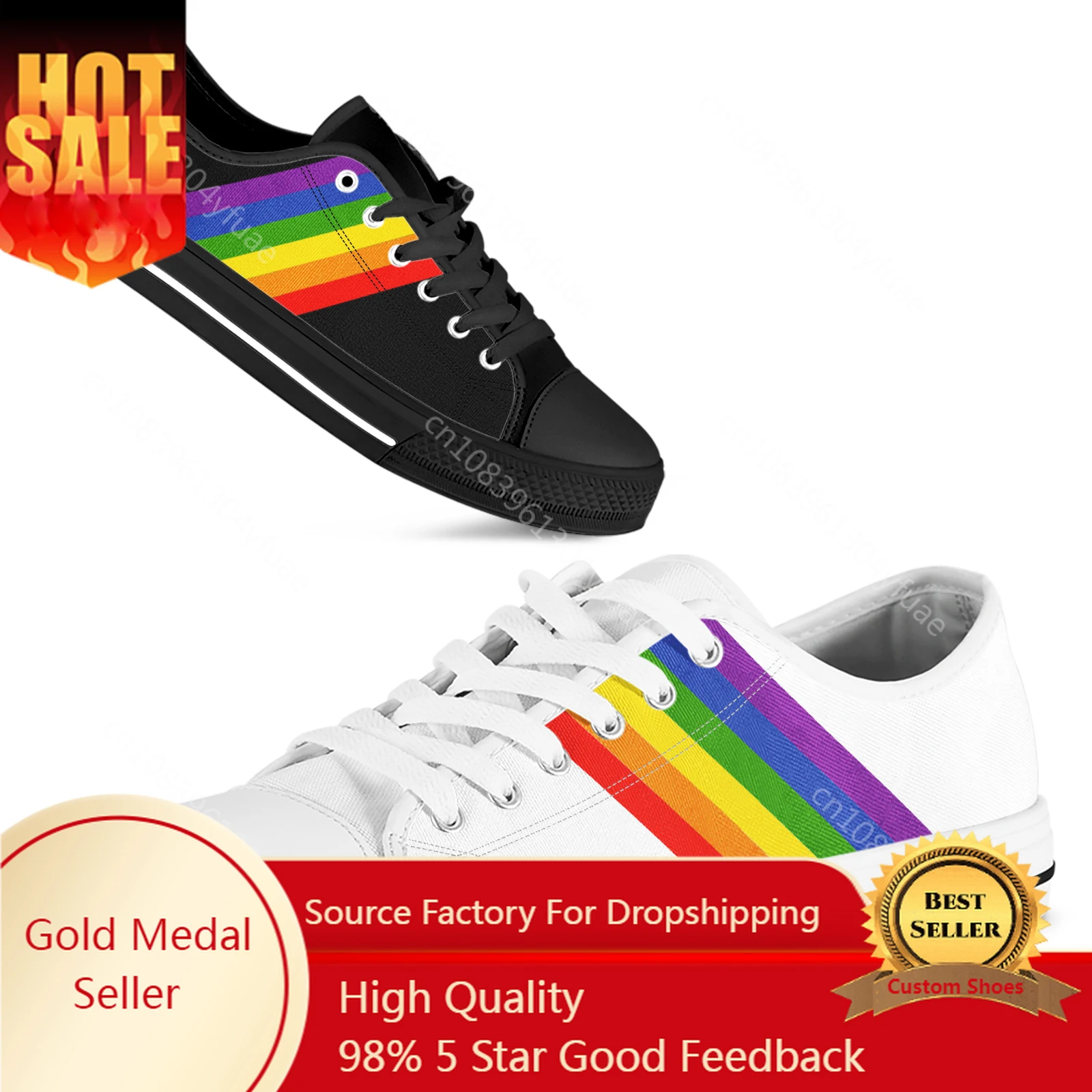 

Canvas Sneakers LGBT Pride Women Shoes Couple Canvas Shoe Casual Women Sport Shoes Male Flat Lace-Up Adult Zapatillas Mujer