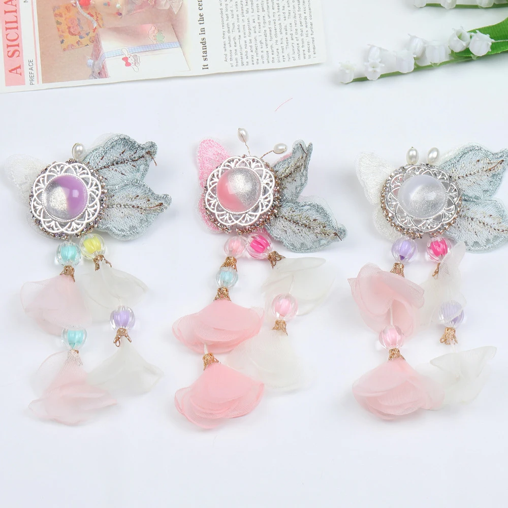 

Cordial Design 10Pcs 71*131MM Acrylic Fancy Beads/Hand Made/Jewelry Findings & Components/Rhinestone Effect/Flower Shape #17391