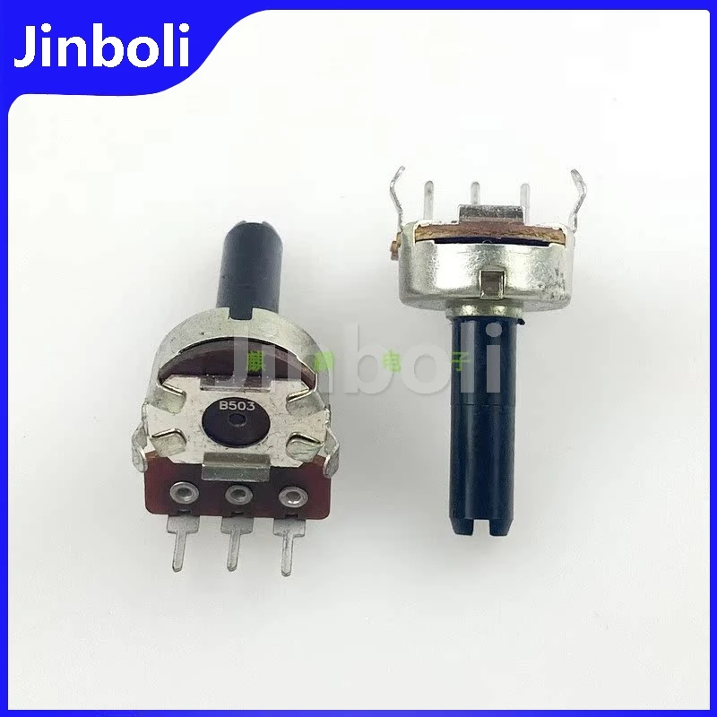 2PCS R161 Type B50K 3Pins Single Power Amplifier Audio Radio Computer Speaker High And Bass Volume Potentiometer