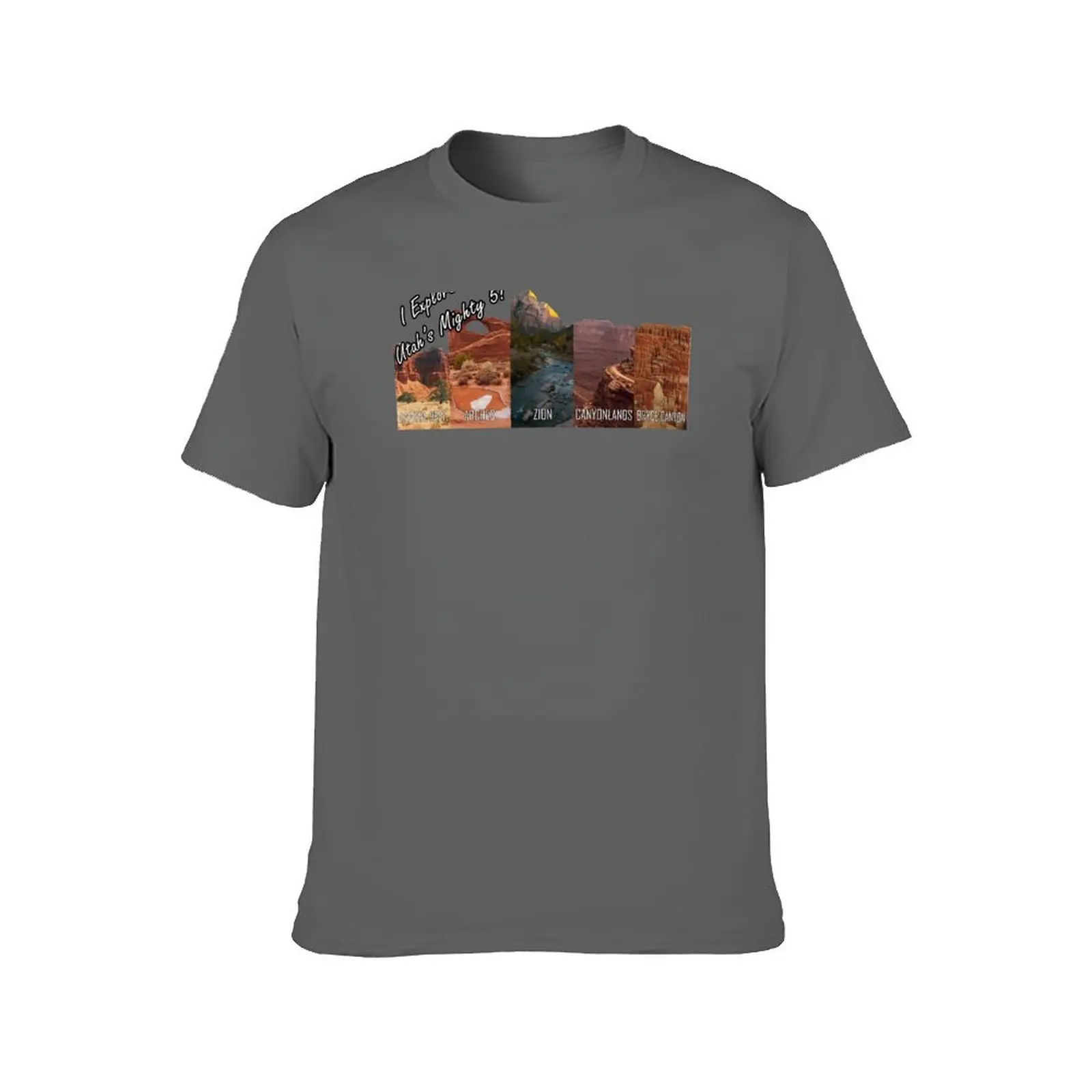 Utah National Parks: Bryce, Zion, Canyonlands, Arches, Capitol Reef T-Shirt new edition man clothes mens clothing