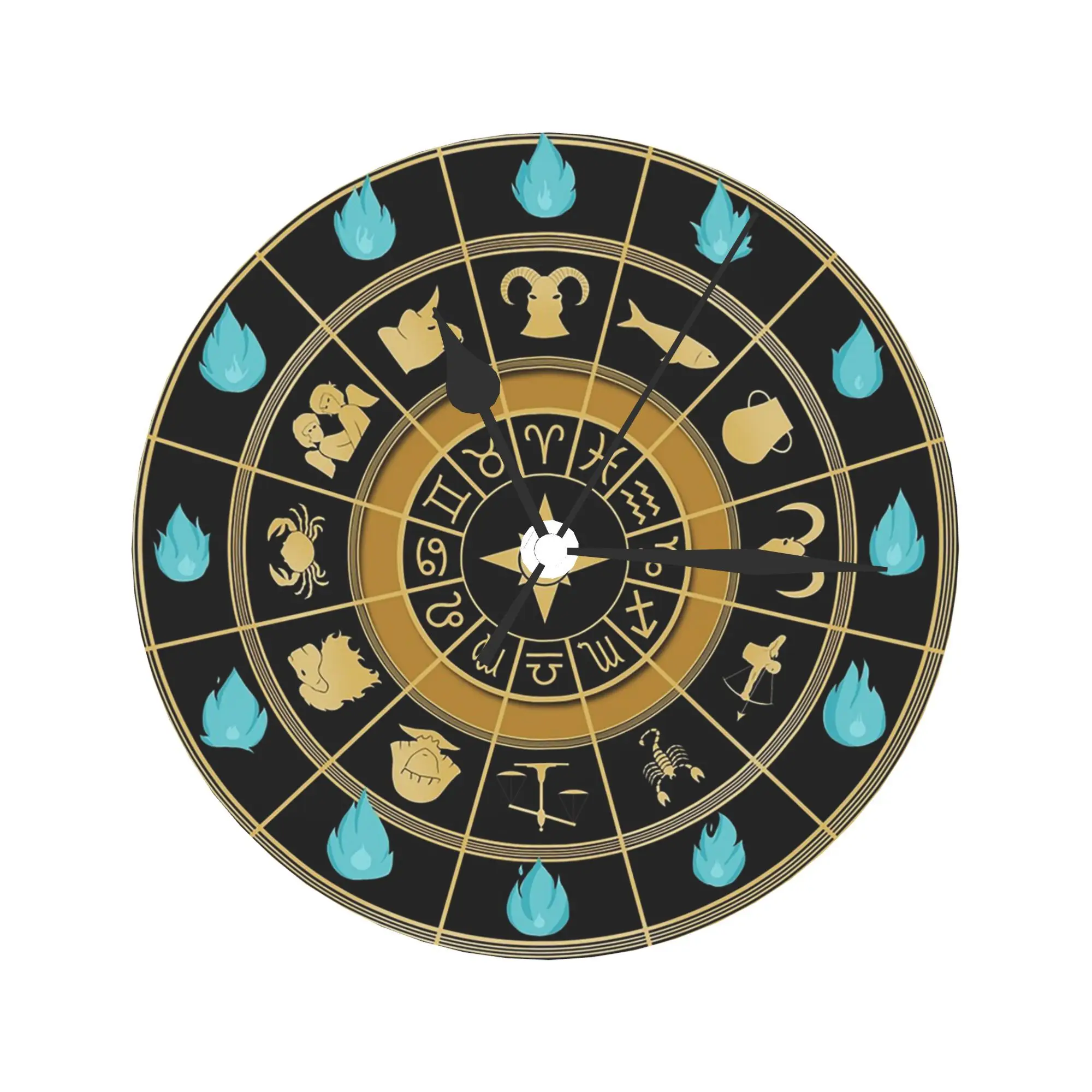 Saint Seiya Wall Clock Room Decoration Silent Round Clock for Bedroom Living Kitchen Home