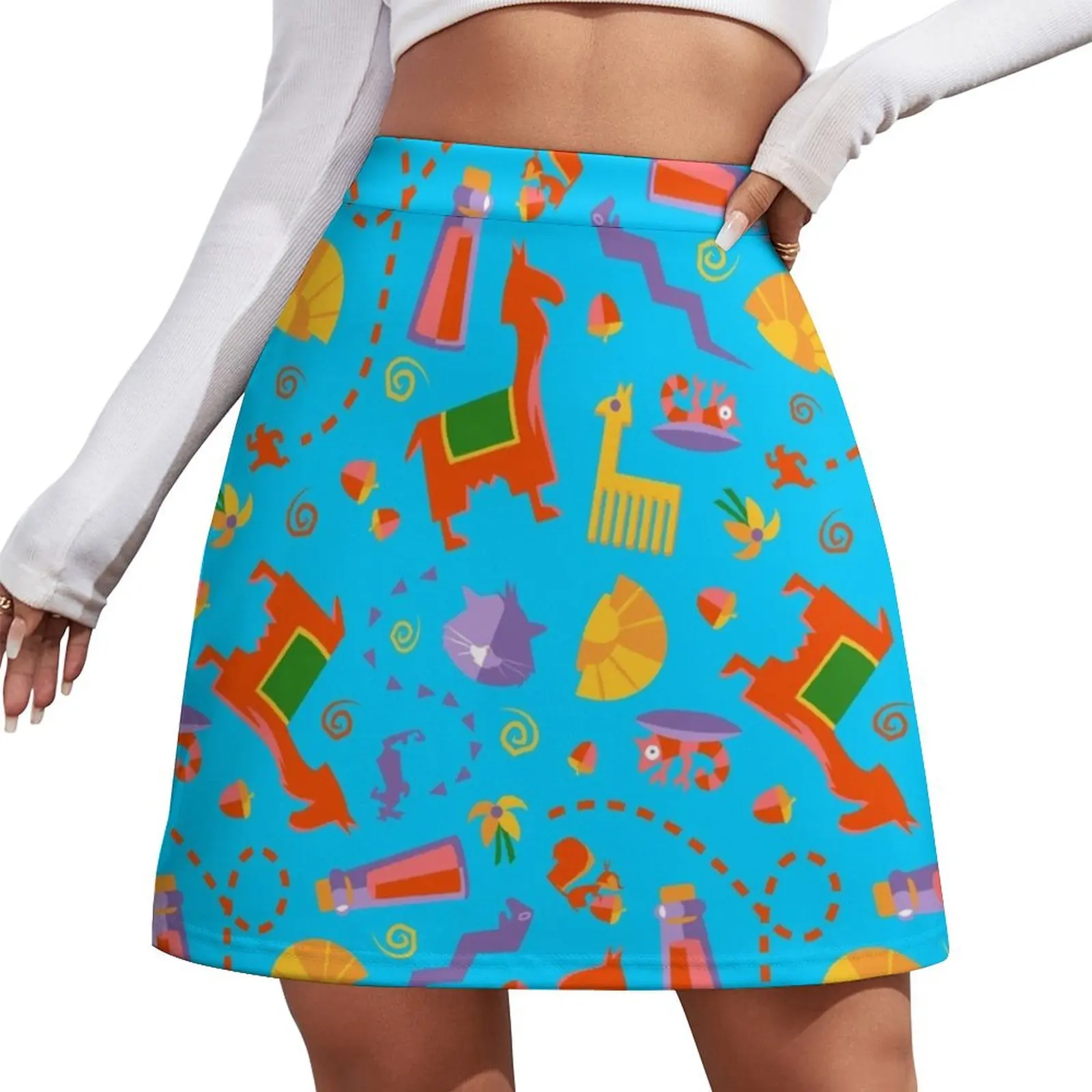 

Yeah, I'm a Llama Again Mini Skirt Female clothing Dresses Short skirts korean skirt